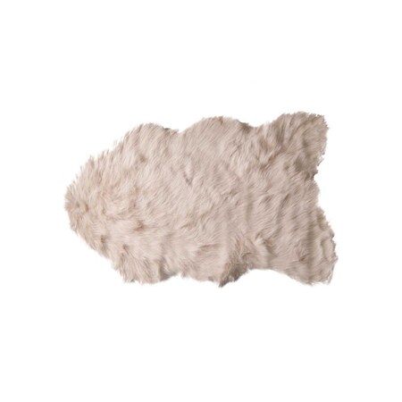 Palacedesigns 2 x 3 in. Sheepskin Rug - Taupe PA3082478